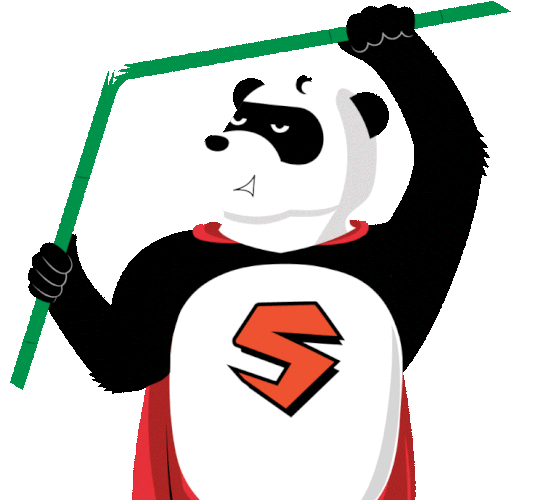STOK Beer Panda mascot breaking bamboo