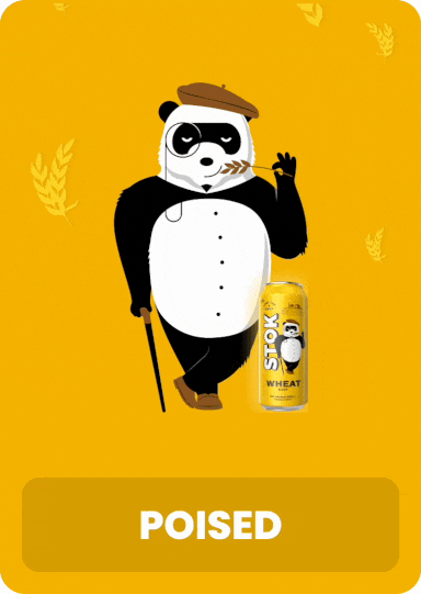 STOK Wheat Beer can