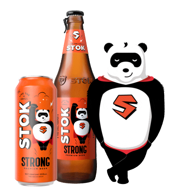 STOK Strong Beer product animation