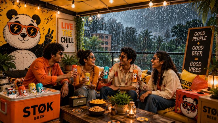 beer in the monsoon